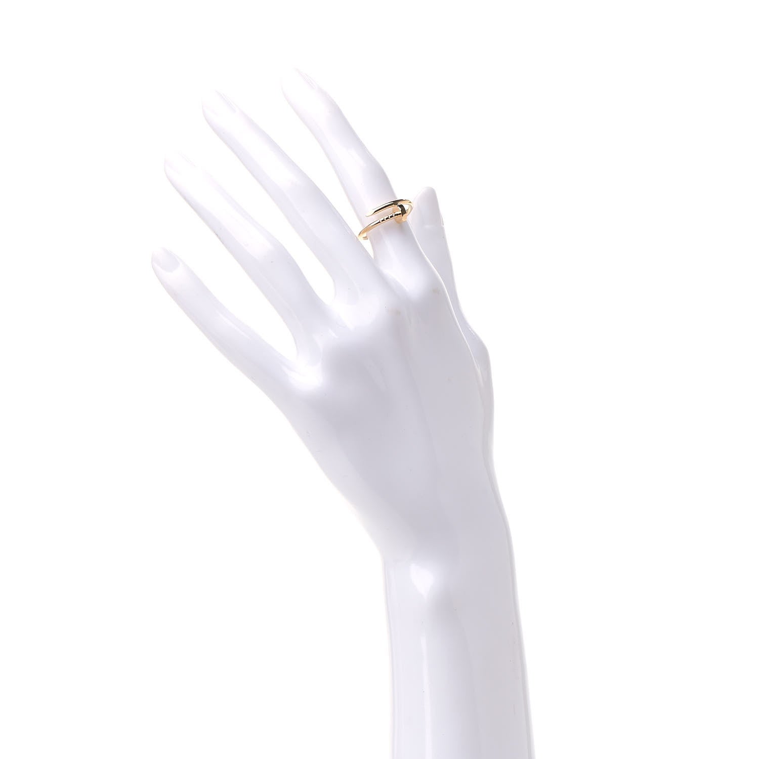 Cartier 18K Yellow Gold Small Juste Un Clou Ring 51 5.75 2 of 7