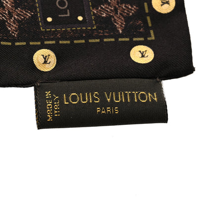 Louis Vuitton Silk Monogram New Denim Bandeau Ebene 3 of 3