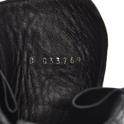 Chanel Calfskin Combat Boots 38 Black 10 of 10