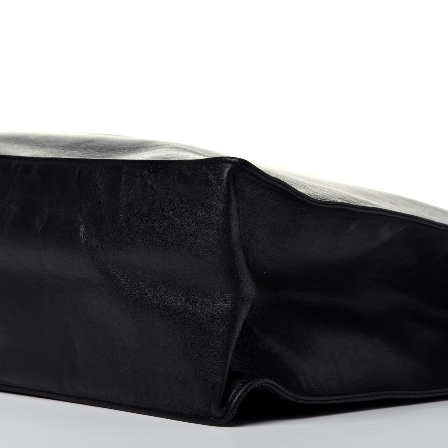 Chanel Lambskin CC Tote Black 10 of 10