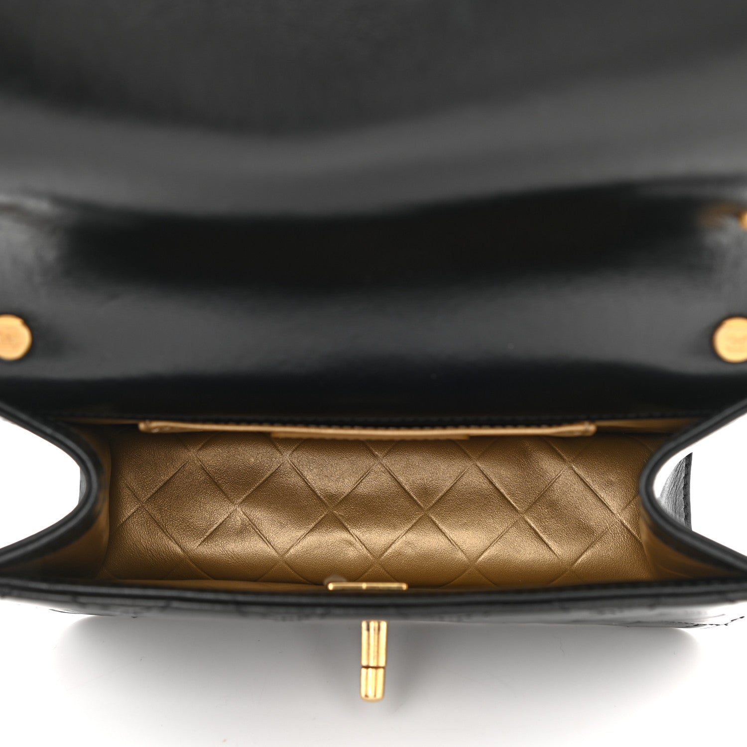 Chanel Calfskin Quilted Mini Coco Ring Flap Black 5 of 8