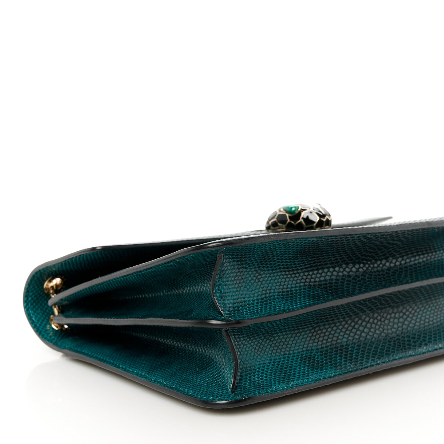 Karung Serpenti Forever Crossbody Emerald Green