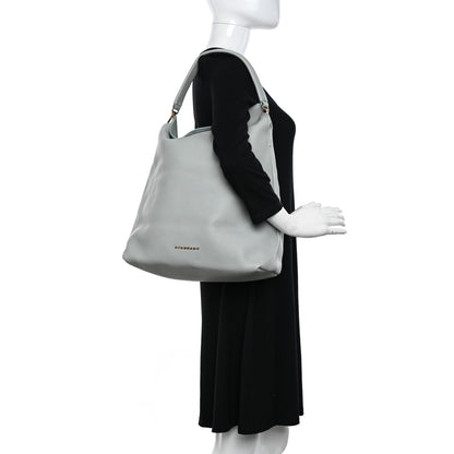 Burberry Grainy Calfskin Medium Cale Hobo Sky Blue 2 of 12