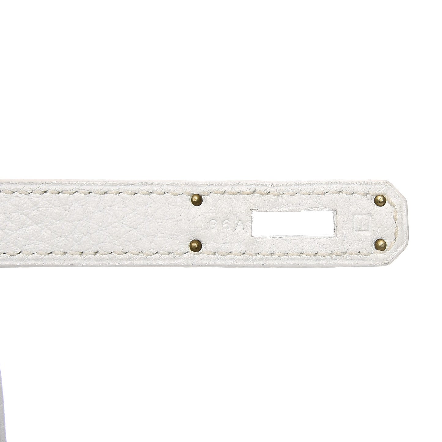 Taurillon Clemence Birkin 30 White