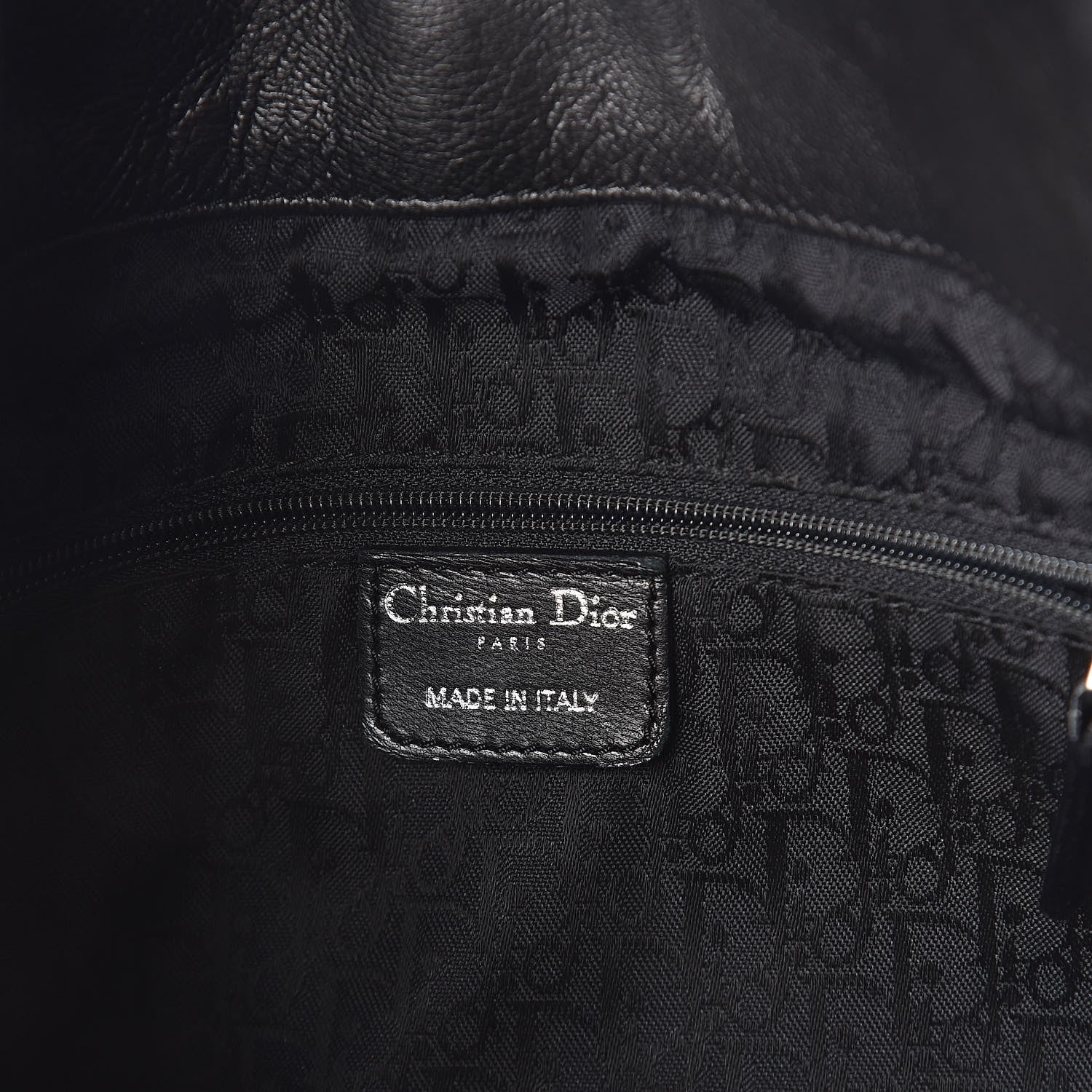 Christian Dior Lambskin Cannage Medium Dior Soft Hobo Black 6 of 9