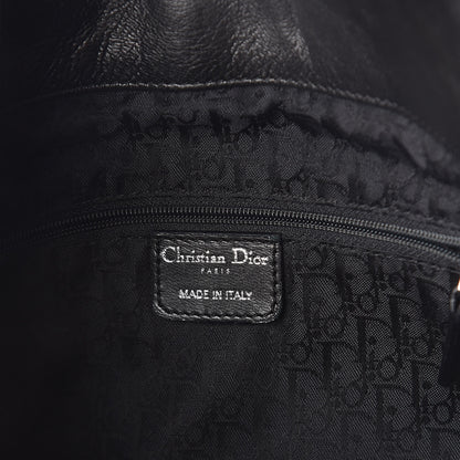 Christian Dior Lambskin Cannage Medium Dior Soft Hobo Black 6 of 9