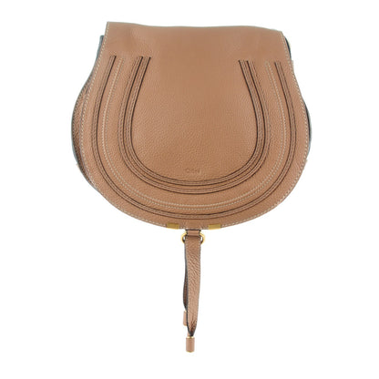 Chloe Calfskin Medium Marcie Round Crossbody Bag Nut 1 of 8