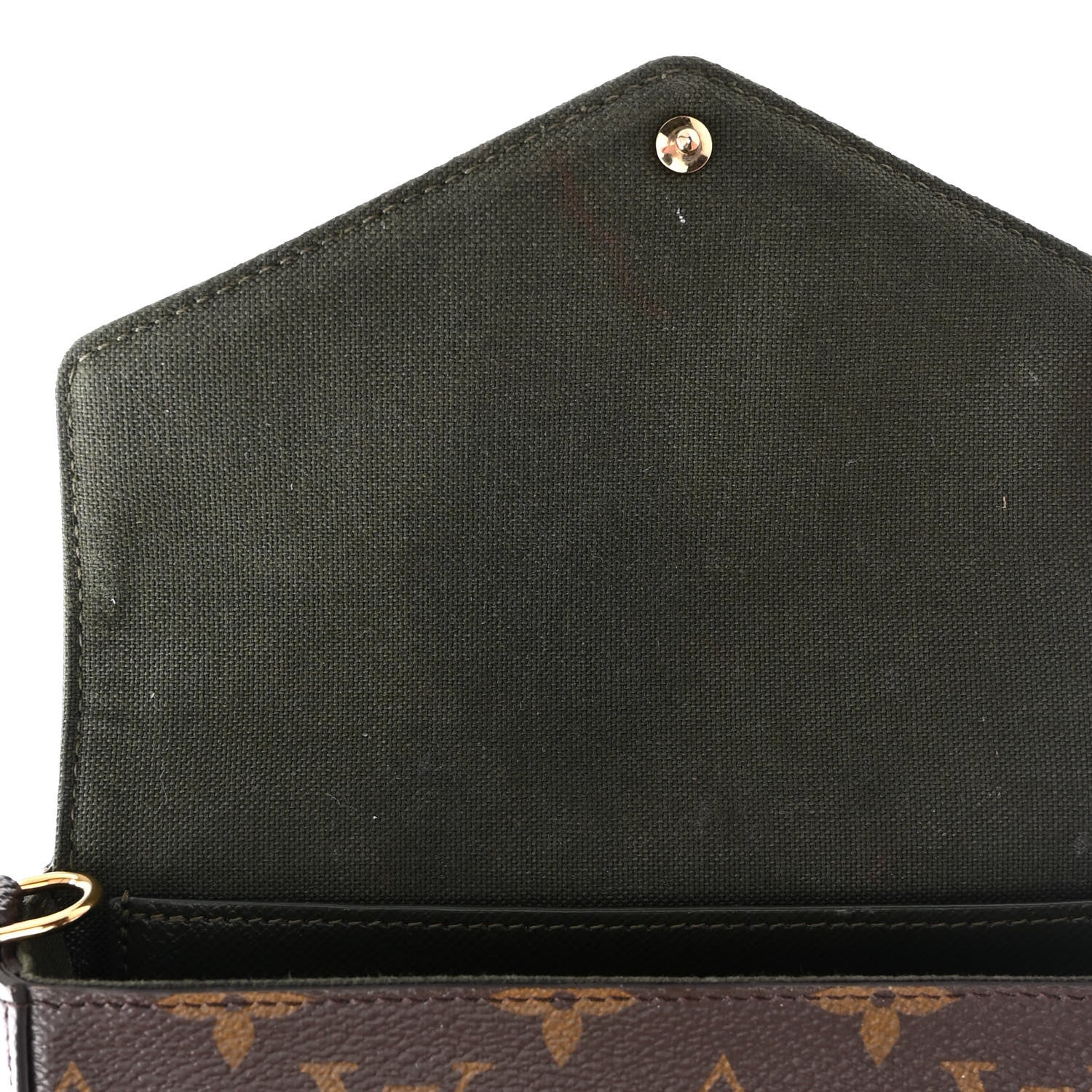 Louis Vuitton Monogram Felicie Strap & Go Kaki 10 of 12