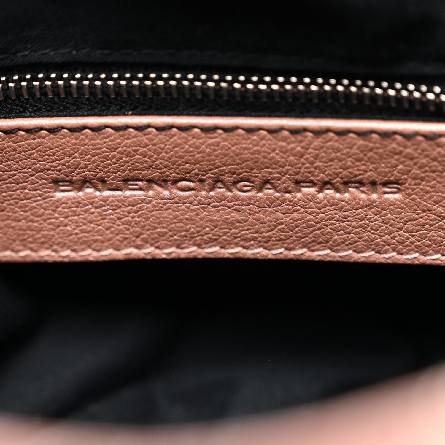 Balenciaga Chevre Classic Silver Hardware Premier Clutch Rose 7 of 8
