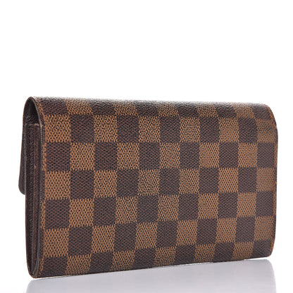 Louis Vuitton Damier Ebene Sarah Wallet 3 of 11