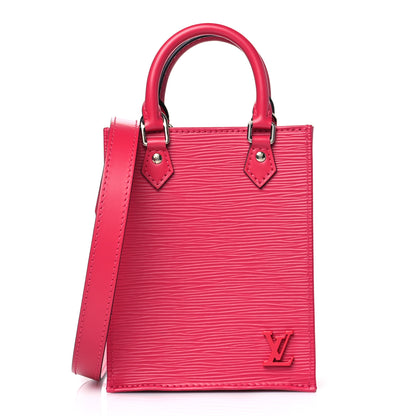 Louis Vuitton Epi Petit Sac Plat Rose Pondicherry 1 of 10