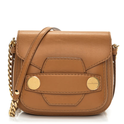 Stella McCartney Eco Alter Nappa Popper Shoulder Bag Camel 1 of 8