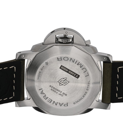 Panerai Stainless Steel Calfskin 44mm Luminor Marina Automatic Watch White PAM01314 4 of 6