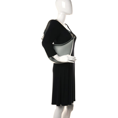 Loewe Satin Calfskin Jacquard Luna Bag Ash Grey 2 of 10