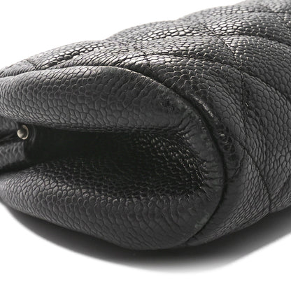 Chanel Caviar Quilted Timeless Clutch Black 9 of 11