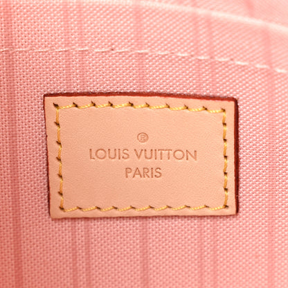 Louis Vuitton Damier Azur Tahitienne Neverfull MM Pochette 6 of 8