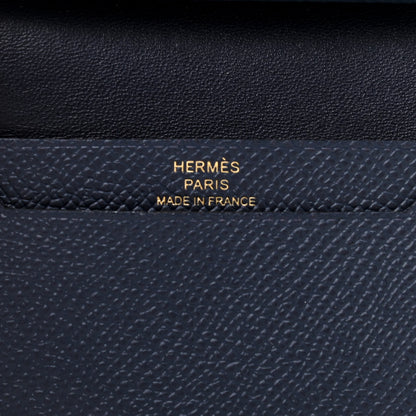 Hermes Epsom Mini Bearn Wallet Bleu Indigo 6 of 7