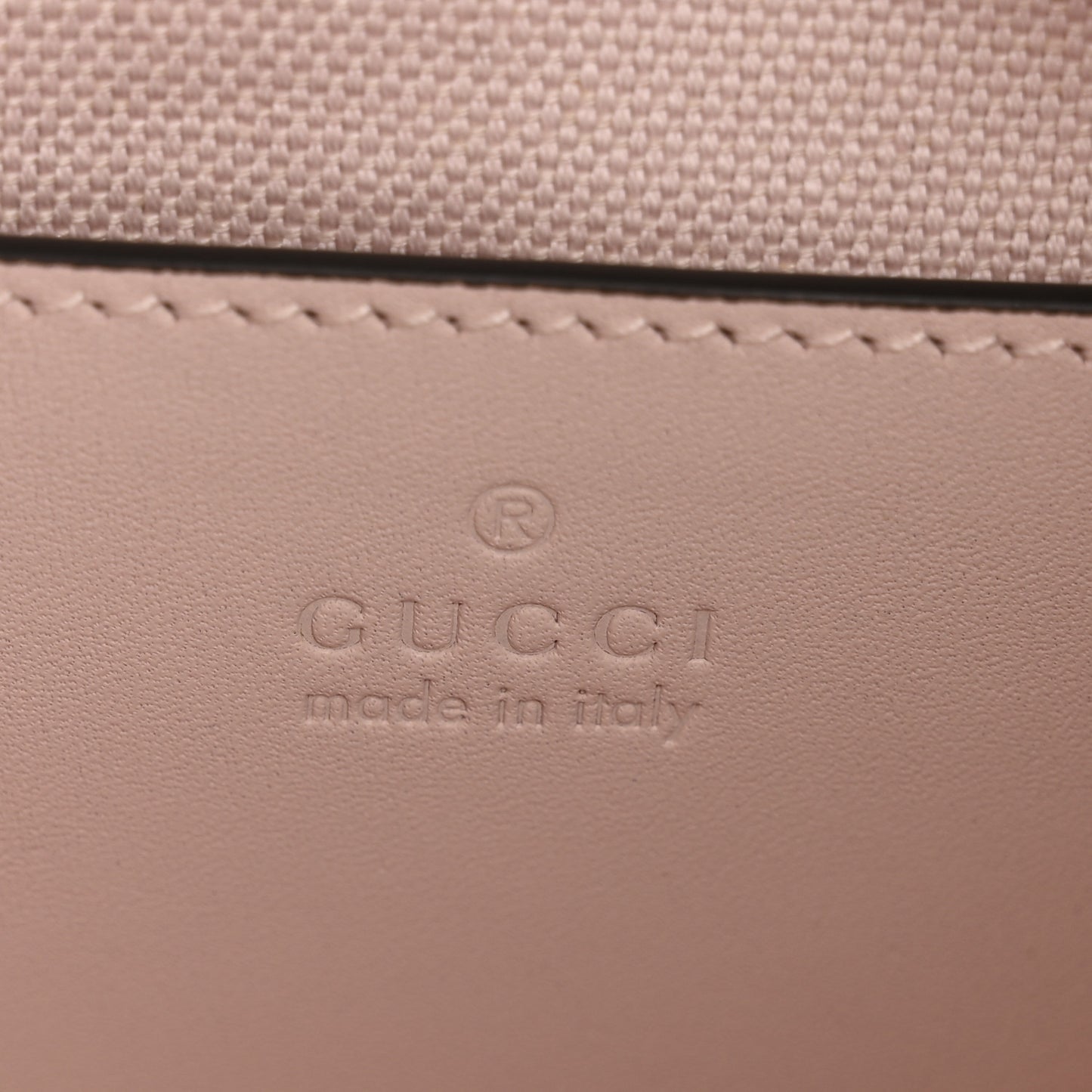 GG Calfskin Embossed Emblem Small Shoulder Bag Pink