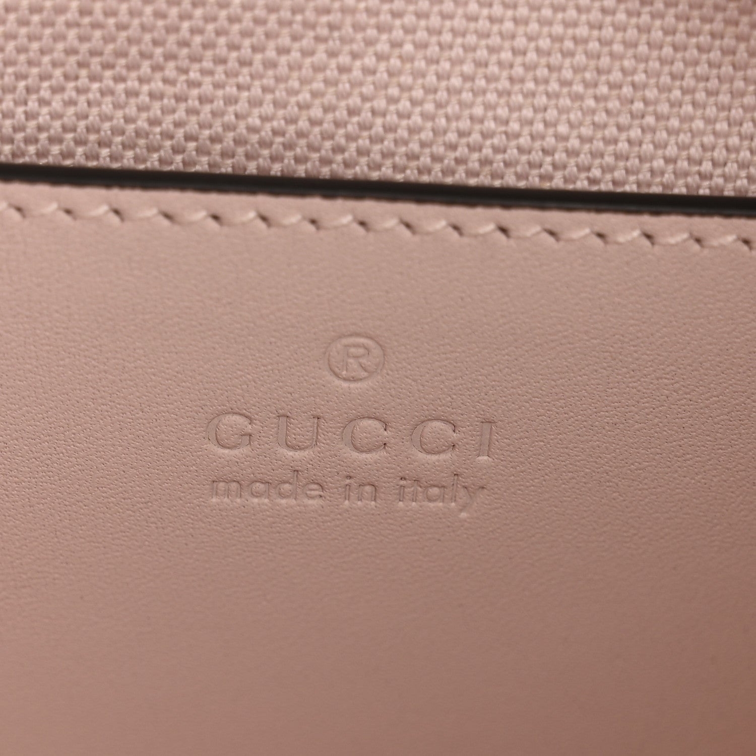 Gucci GG Calfskin Embossed Emblem Small Shoulder Bag Pink 6 of 11