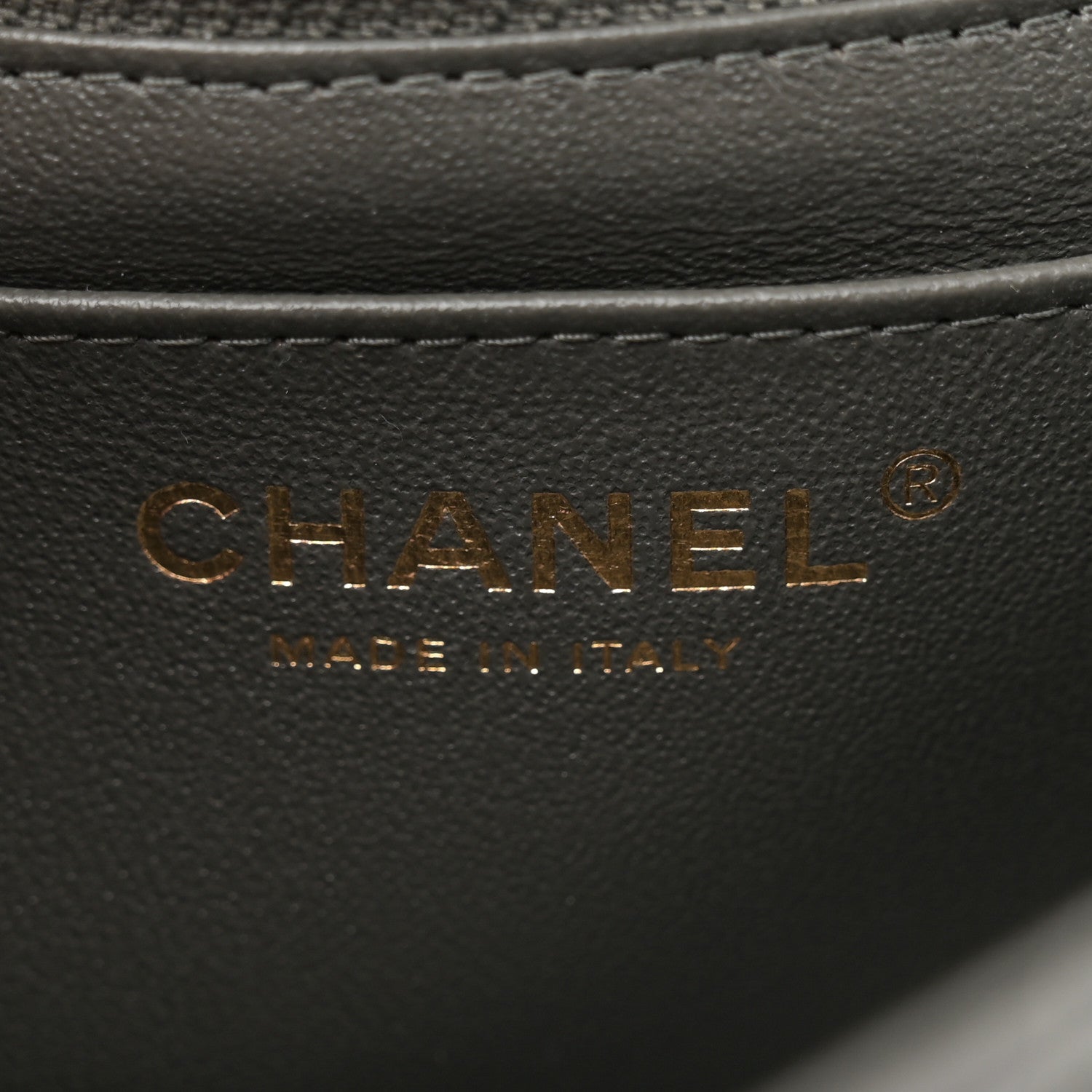 Chanel Lambskin Quilted Mini Rectangular Flap Dark Grey 6 of 11