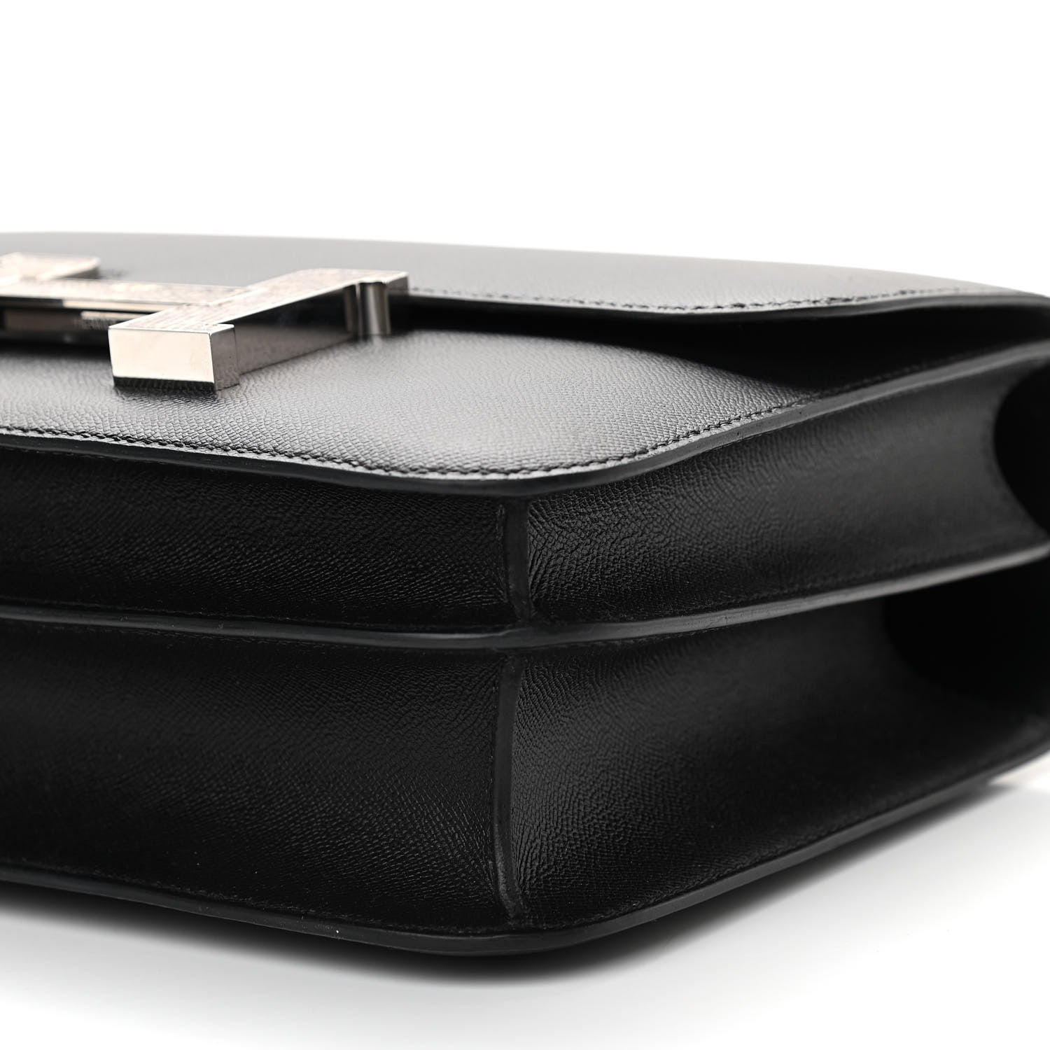 Hermes Grained Monsieur Lizard Constance 24 Black Ombre 10 of 12