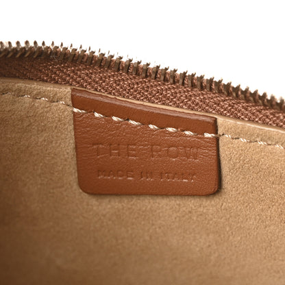 The Row Smooth Calfskin Half Moon Shoulder Bag Chestnut 6 of 9