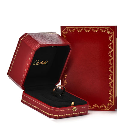 Cartier 18K Pink Gold 3.5mm LOVE Wedding Band Ring 50 5.25 5 of 5