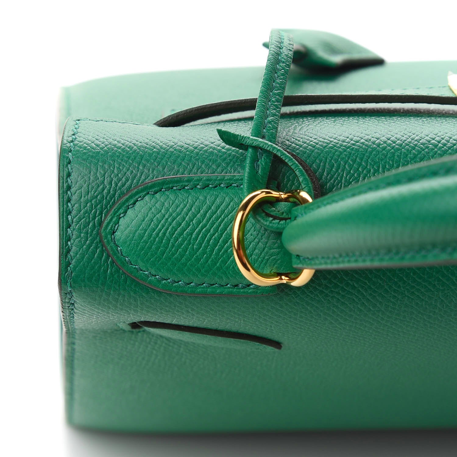 Hermes Epsom Kelly Sellier 28 Vert Vertigo 13 of 38