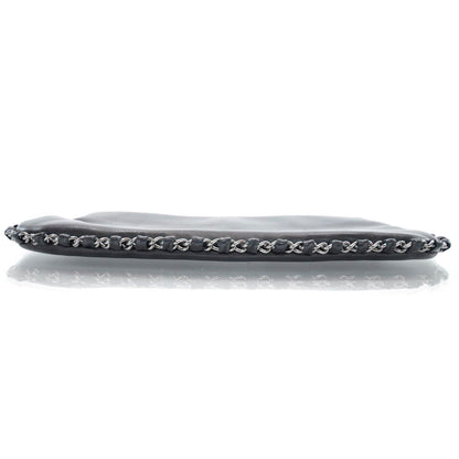 Chanel Leather Chain Pochette Black 6 of 9