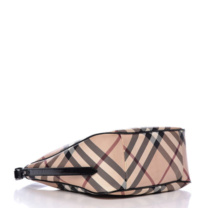 Burberry Nova Check Medium Moore Hobo Black 4 of 14
