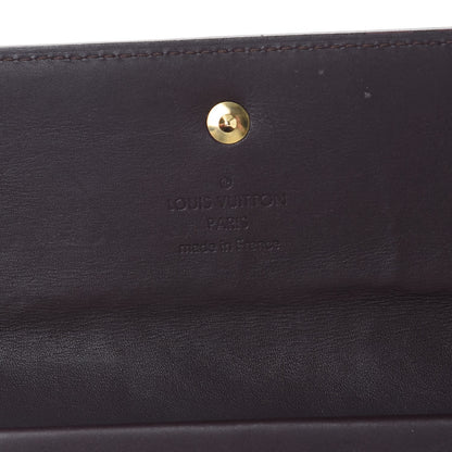Louis Vuitton Vernis Porte Tresor International Wallet Amarante 6 of 9
