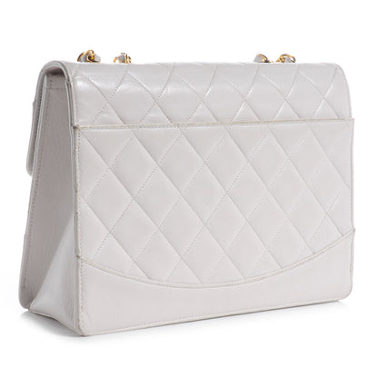 Chanel Lambskin Medium Single Flap White 3 of 9