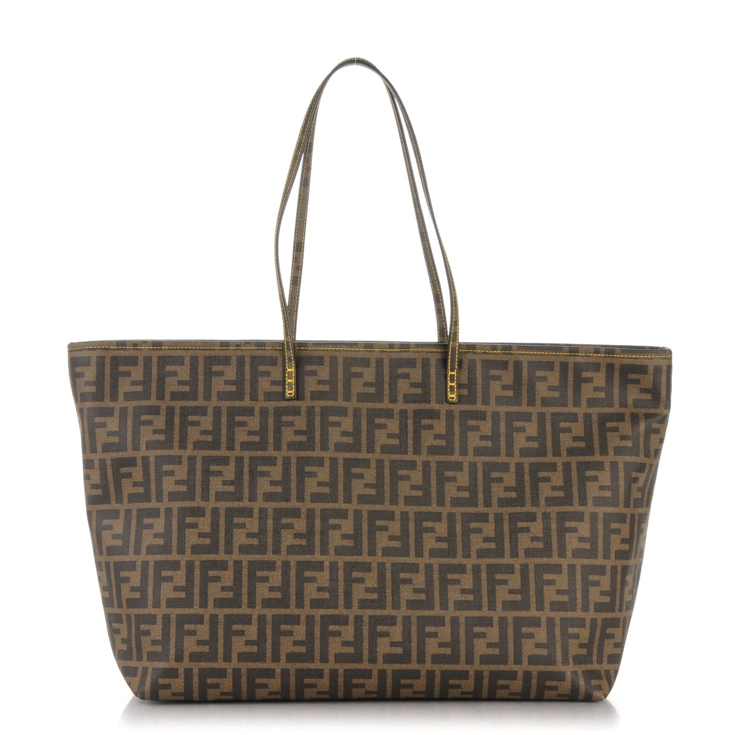 Zucca Spalmati Large Roll Tote Tobacco Giallo