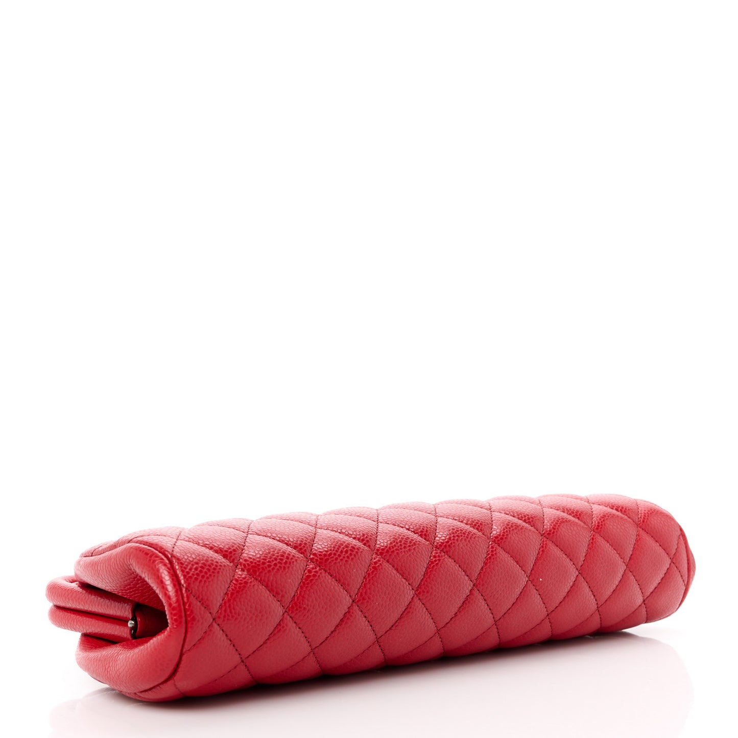 Caviar Quilted Timeless Clutch Red