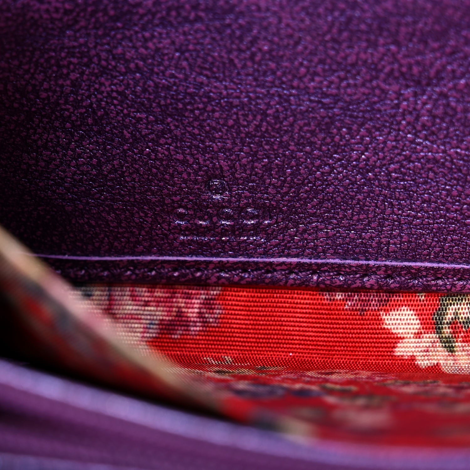 Gucci Laminated Nappa Trapuntata Zumi Zip Around Wallet Rosso Fuxia Bizantin 6 of 13