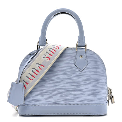 Louis Vuitton Epi Jacquard Alma BB Cloud Blue 1 of 12