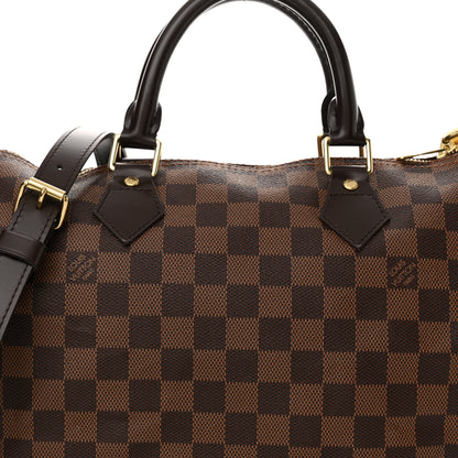 Louis Vuitton Damier Ebene Speedy Bandouliere 30 8 of 10