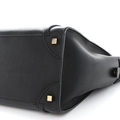 Celine Smooth Calfskin Mini Luggage Black 8 of 8