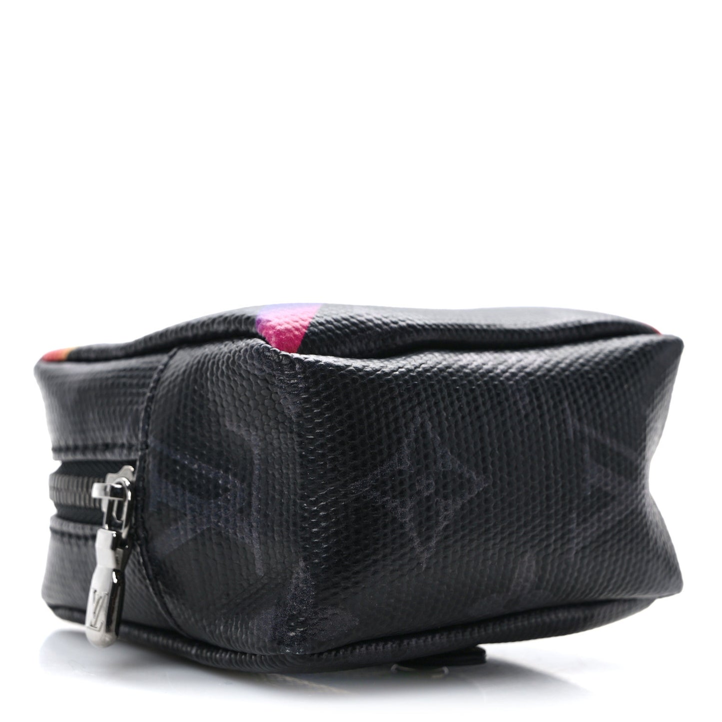 Monogram Eclipse Rainbow Box Pouch Bag Charm Key Ring