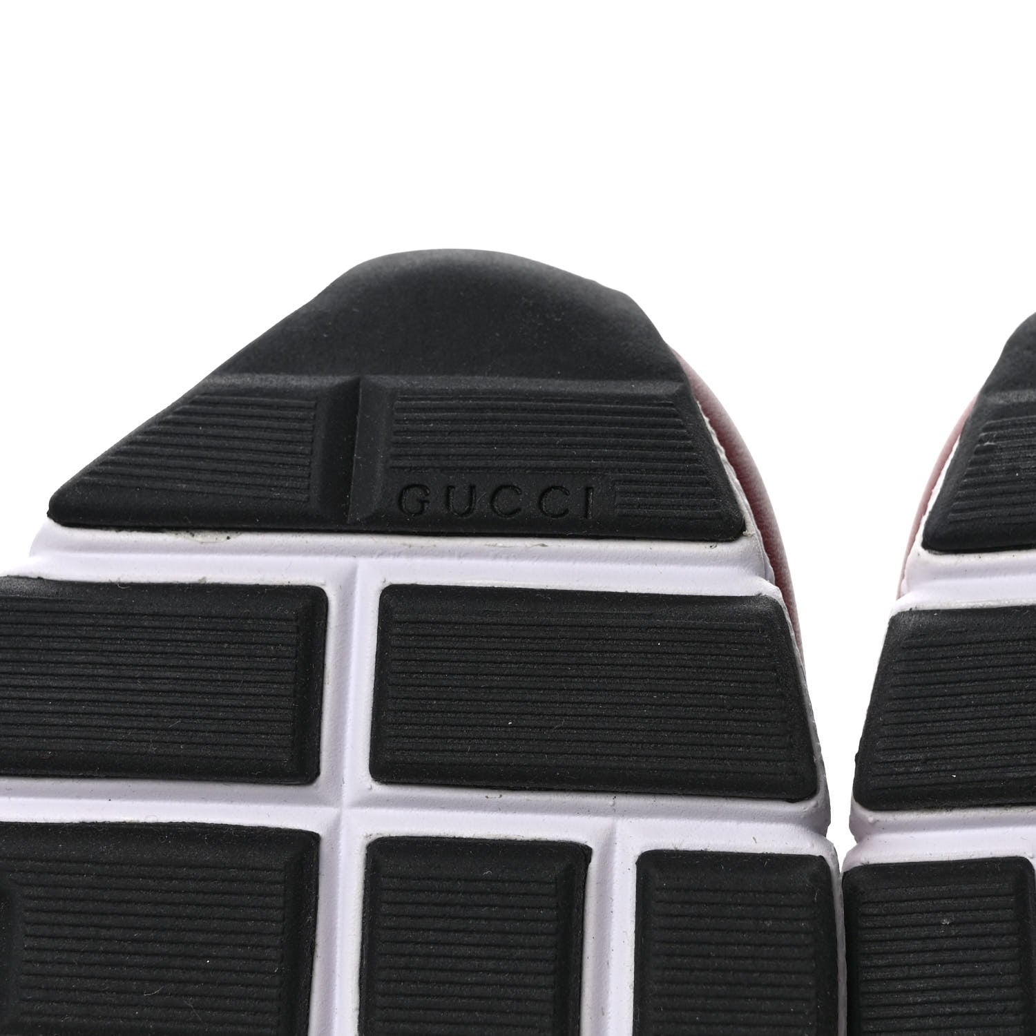 Gucci Calfskin Womens Interlocking G Sneakers 38 White Rosso 6 of 9