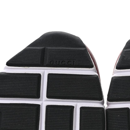 Gucci Calfskin Womens Interlocking G Sneakers 38 White Rosso 6 of 9