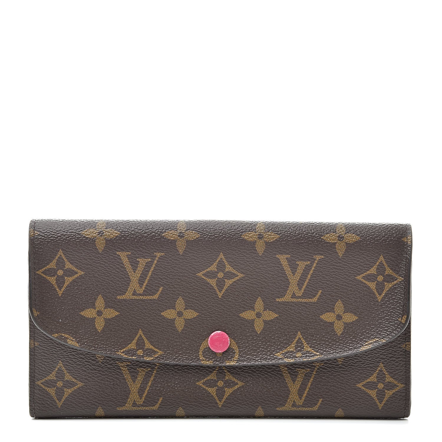 Louis Vuitton Monogram Emilie Wallet Fuchsia 1 of 11