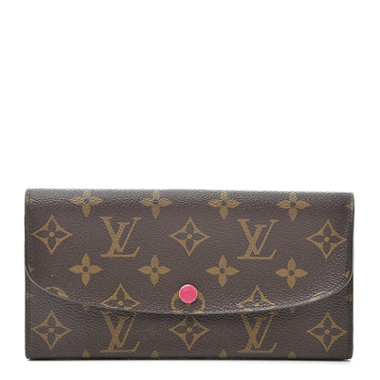 Louis Vuitton Monogram Emilie Wallet Fuchsia 1 of 11