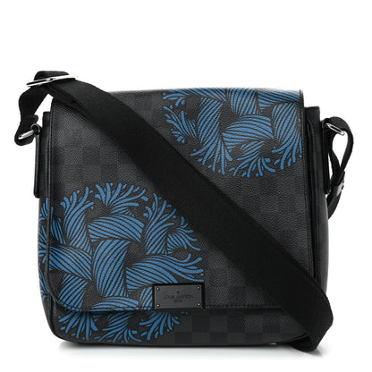 Louis Vuitton Damier Graphite Rope District PM Blue 1 of 4