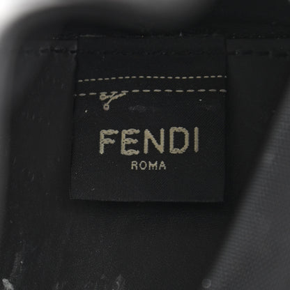 Fendi Mesh Vitello King F is Fendi Logo Embroidered Mini Mon Tresor Bucket Bag Black 6 of 10