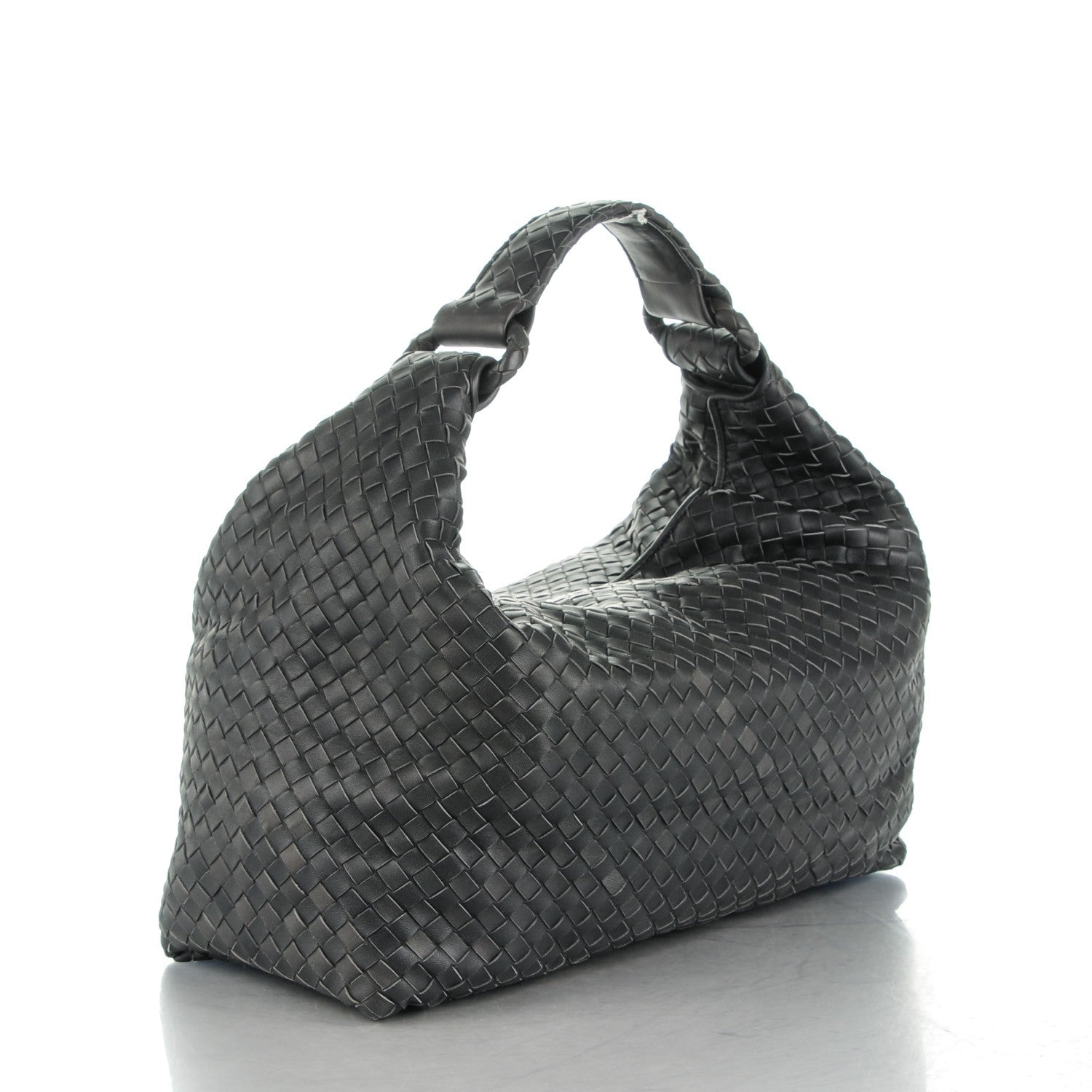 Bottega Veneta Nappa Intrecciato Sloane Hobo Ferro Gray 3 of 7