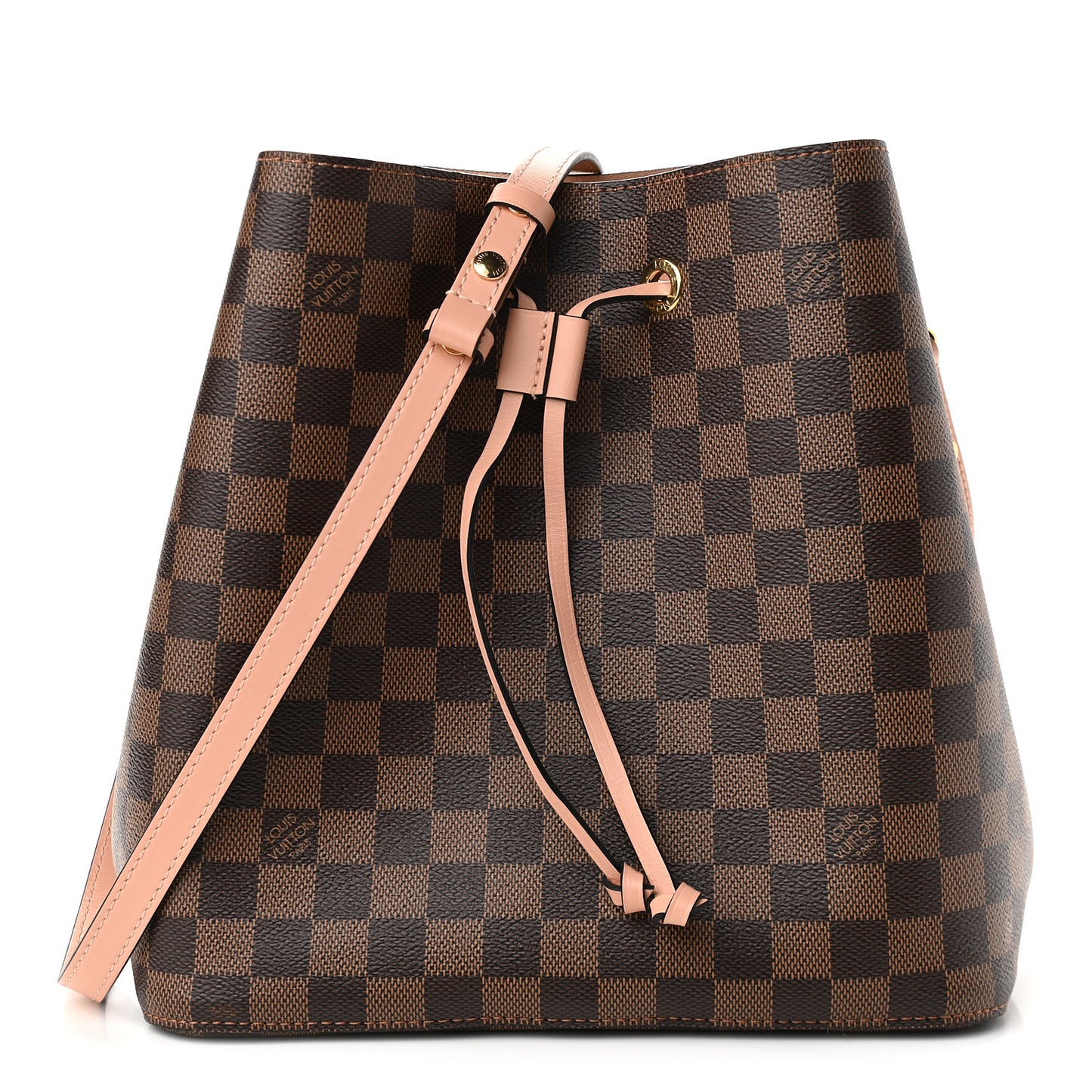 Damier Ebene Neonoe MM Venus Pink