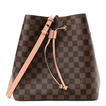 Louis Vuitton Damier Ebene Neonoe MM Venus Pink 1 of 9