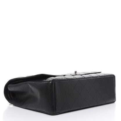 Chanel Caviar Quilted Maxi Double Flap Black 4 of 12