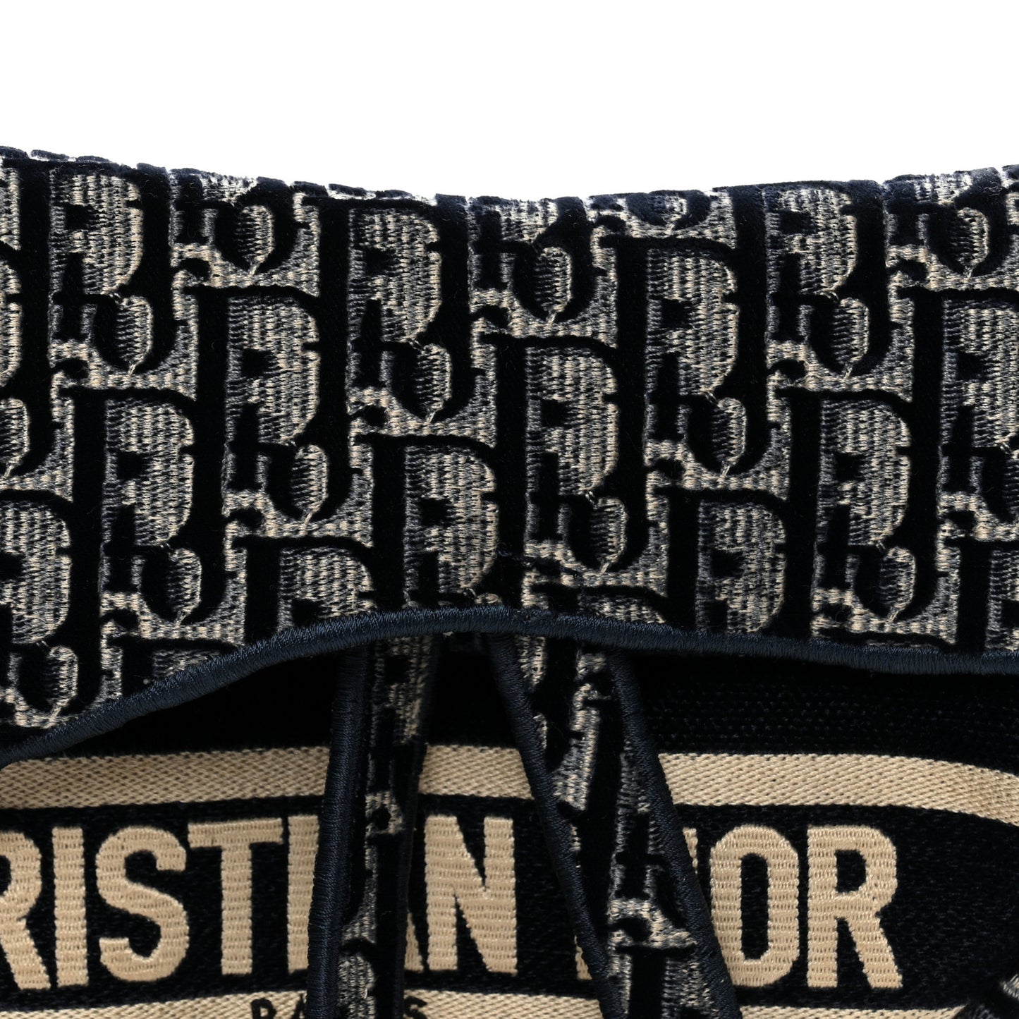 Velvet Oblique Saddle Bag Blue